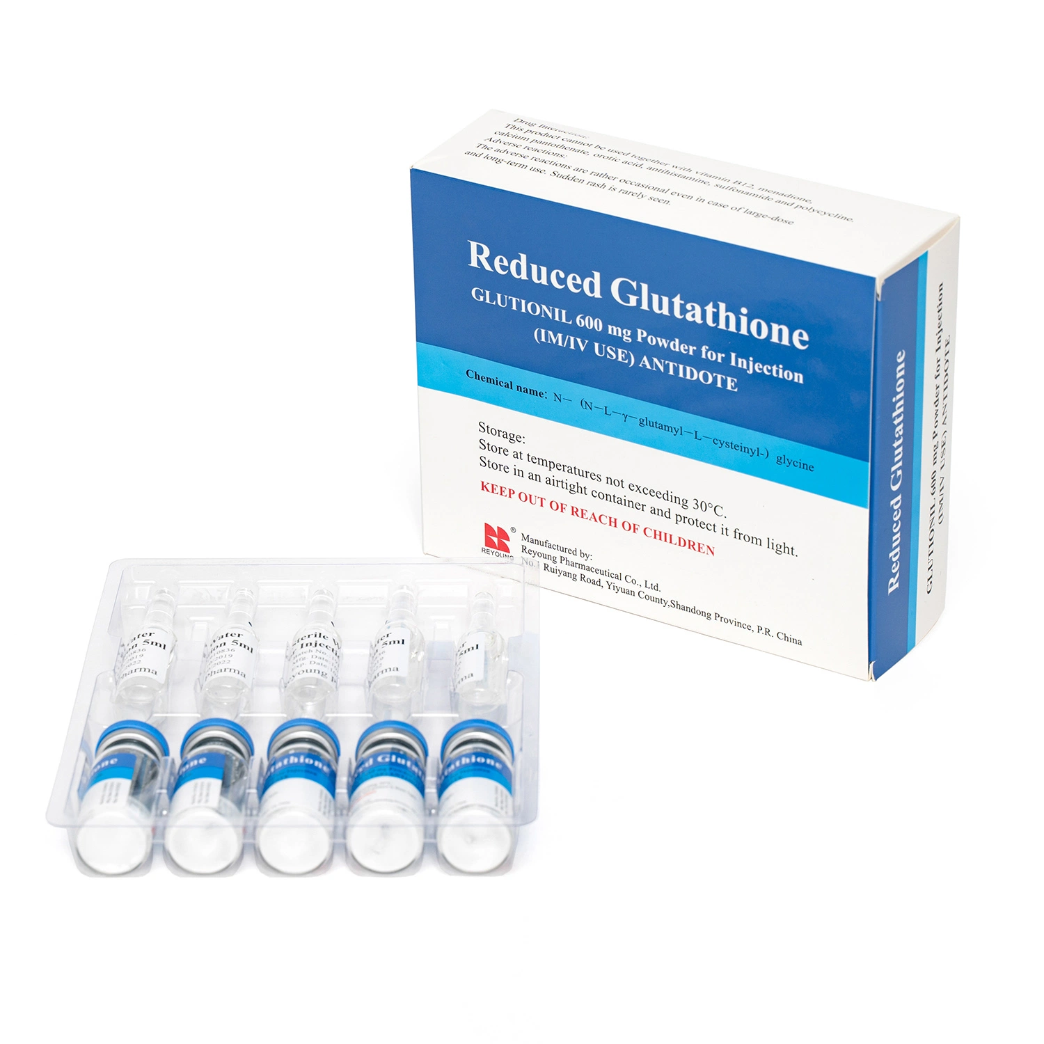 Glutathine 600mg+Water for Injection 5ml