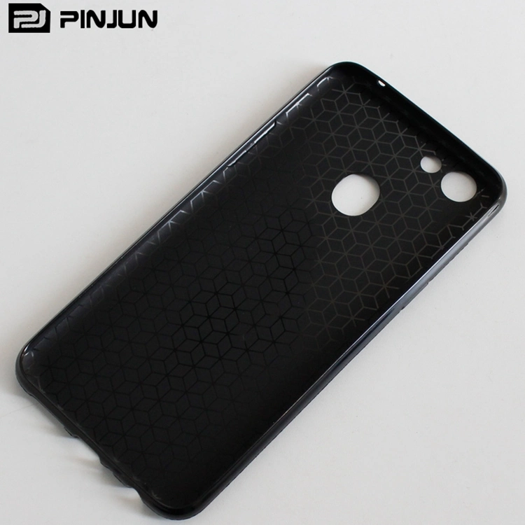 Luxury Litchi Texture Rubber TPU Phone Case for Oppo F5