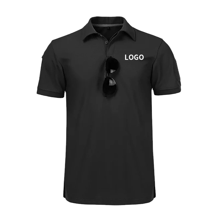 Wholesale/Supplier Knitted Golf Polo Shirts Solid Color Full Sleeve Custom Design 100% Cotton Long Sleeve Polo Shirt for Men