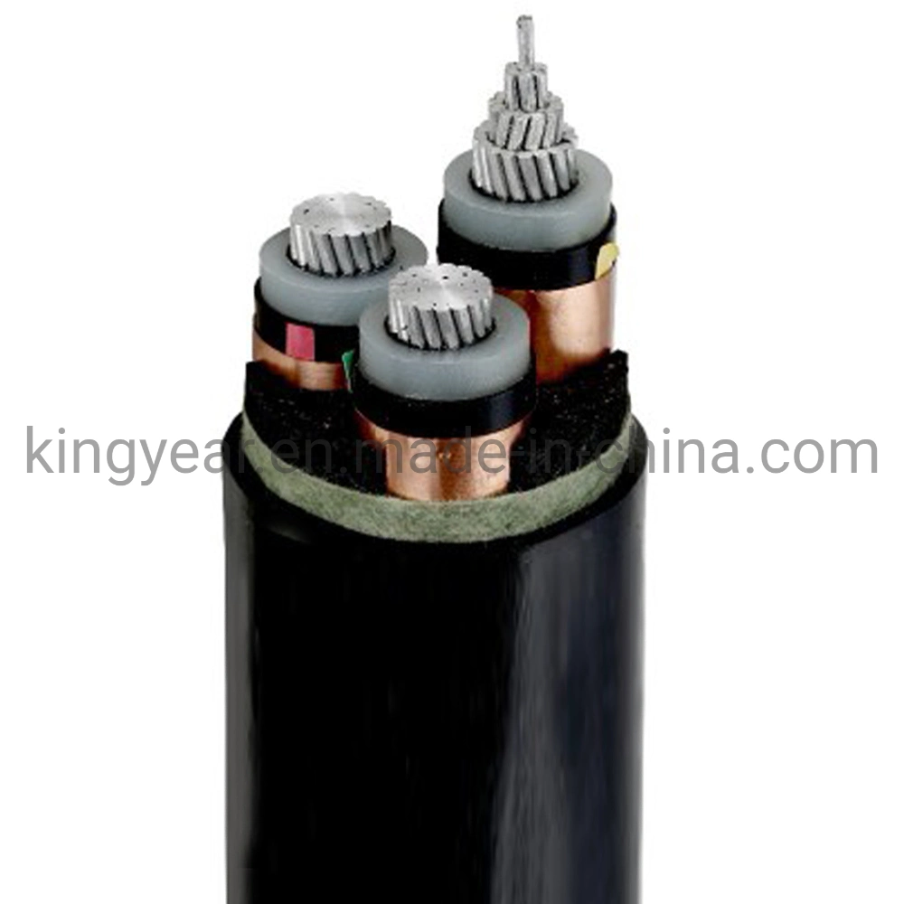 Single Core XLPE Insulated High Voltage Aluminum Conductor Electrical Underground Power Cable