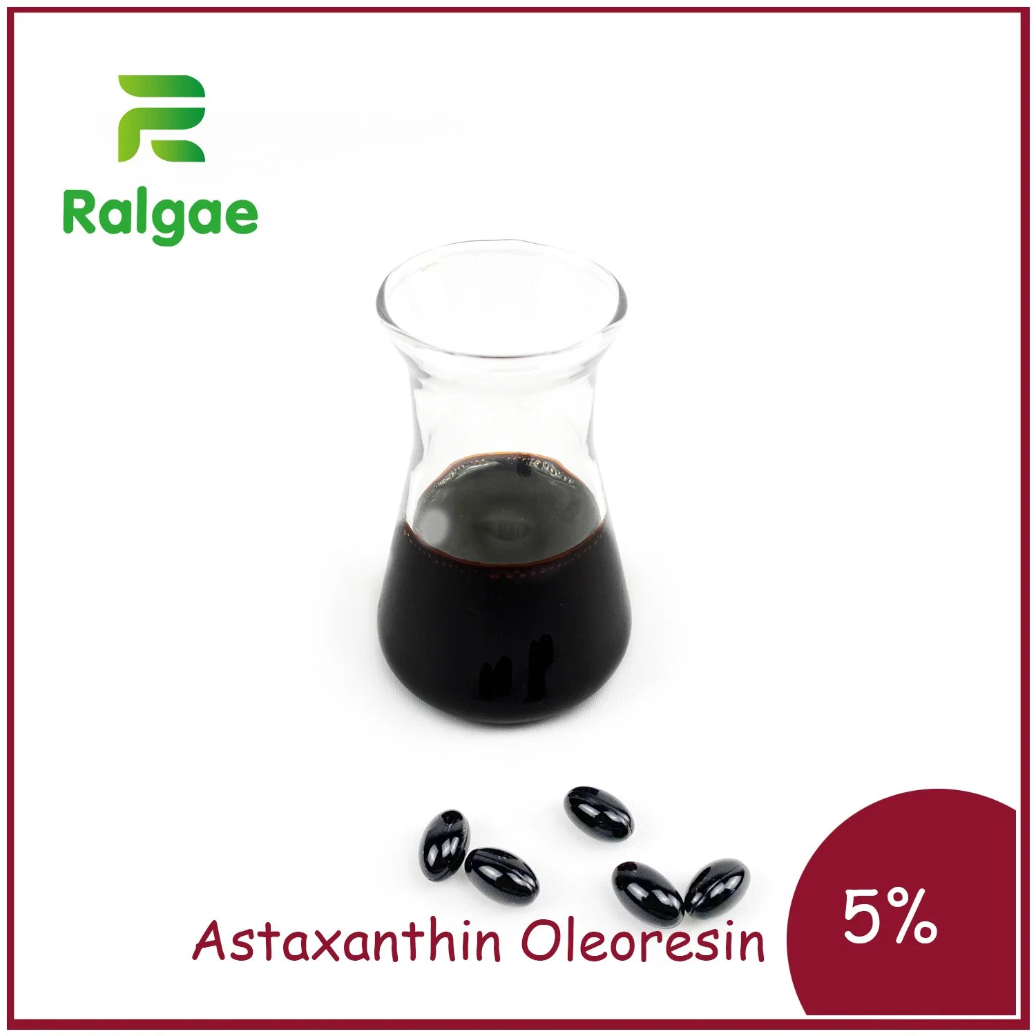 Natural Microalgae Astaxanthin Oleoresin Foods Grade for Health Nutrition Supplements