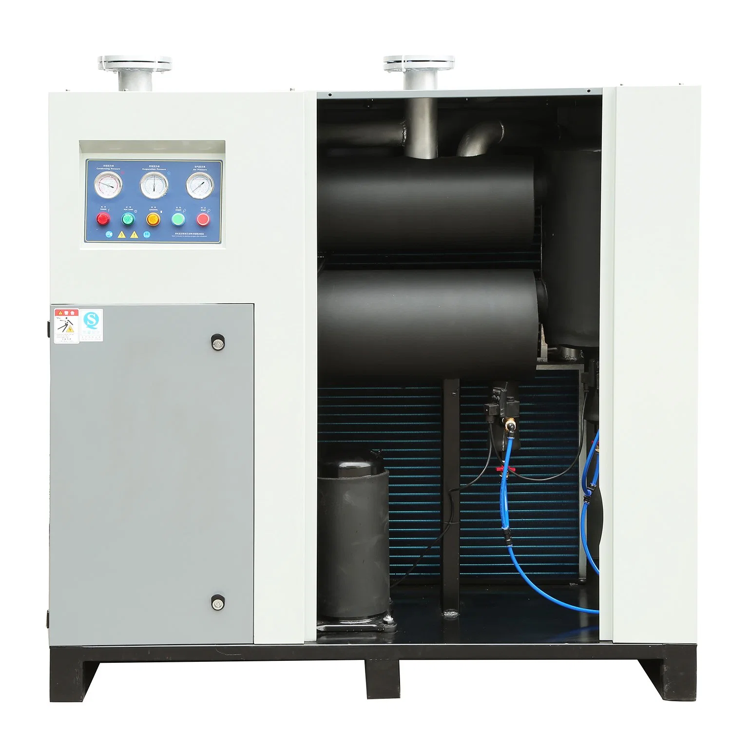 2-10c Dew Point 80c High Inlet Temp. Refrigeration Air Dryer Air Compressor Drying Machine Refrigerated Compressed Air Dryer