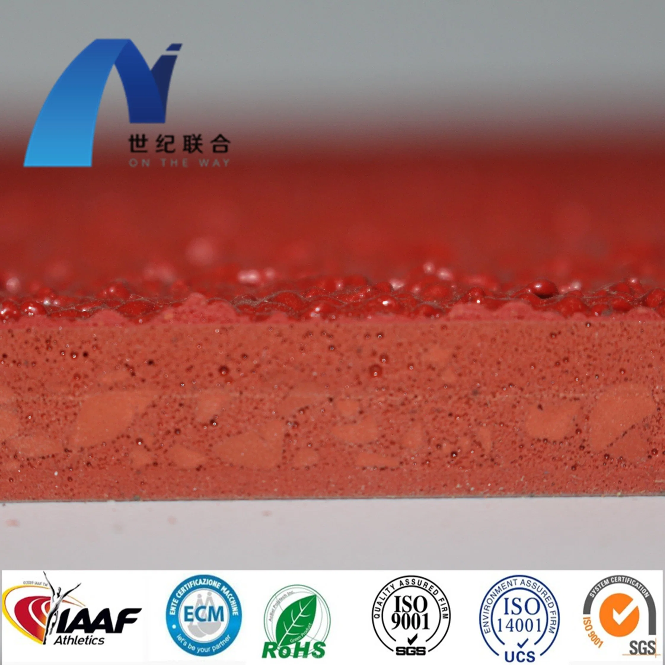 Naturally Sports Surface Flooring Running Way Rubber Track Polyurethane Adhesive Binder Sealant