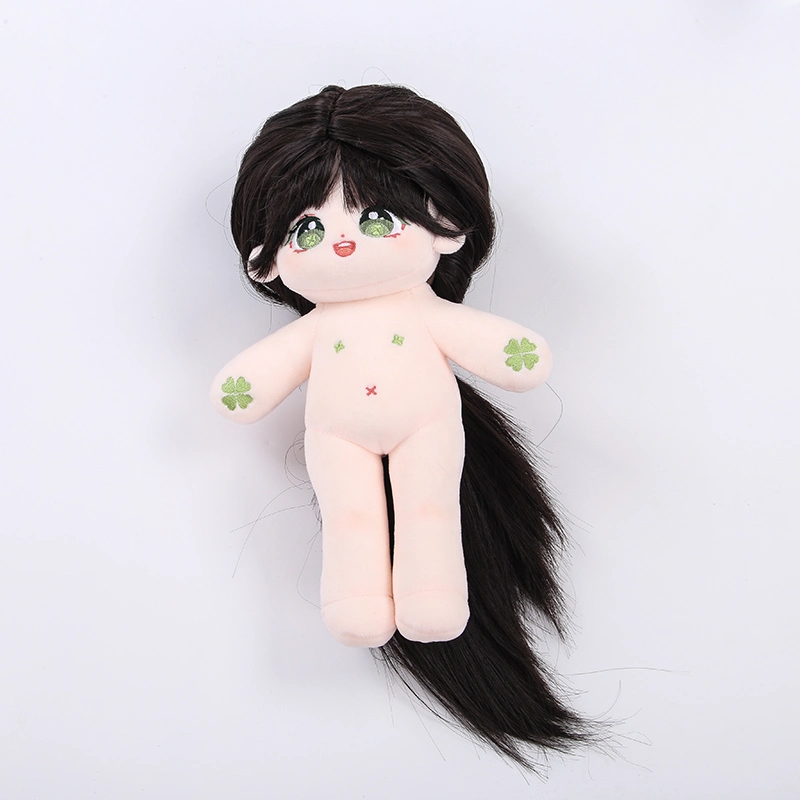 Factory-Direct Long-Haired Cotton Doll with Customization Options