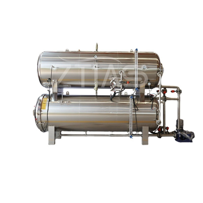 Commercial Double Sterilizing Pot Meat Products Cooked Food High Temperature Sterilizing Pot Vacuum Food Sterilizing Pot