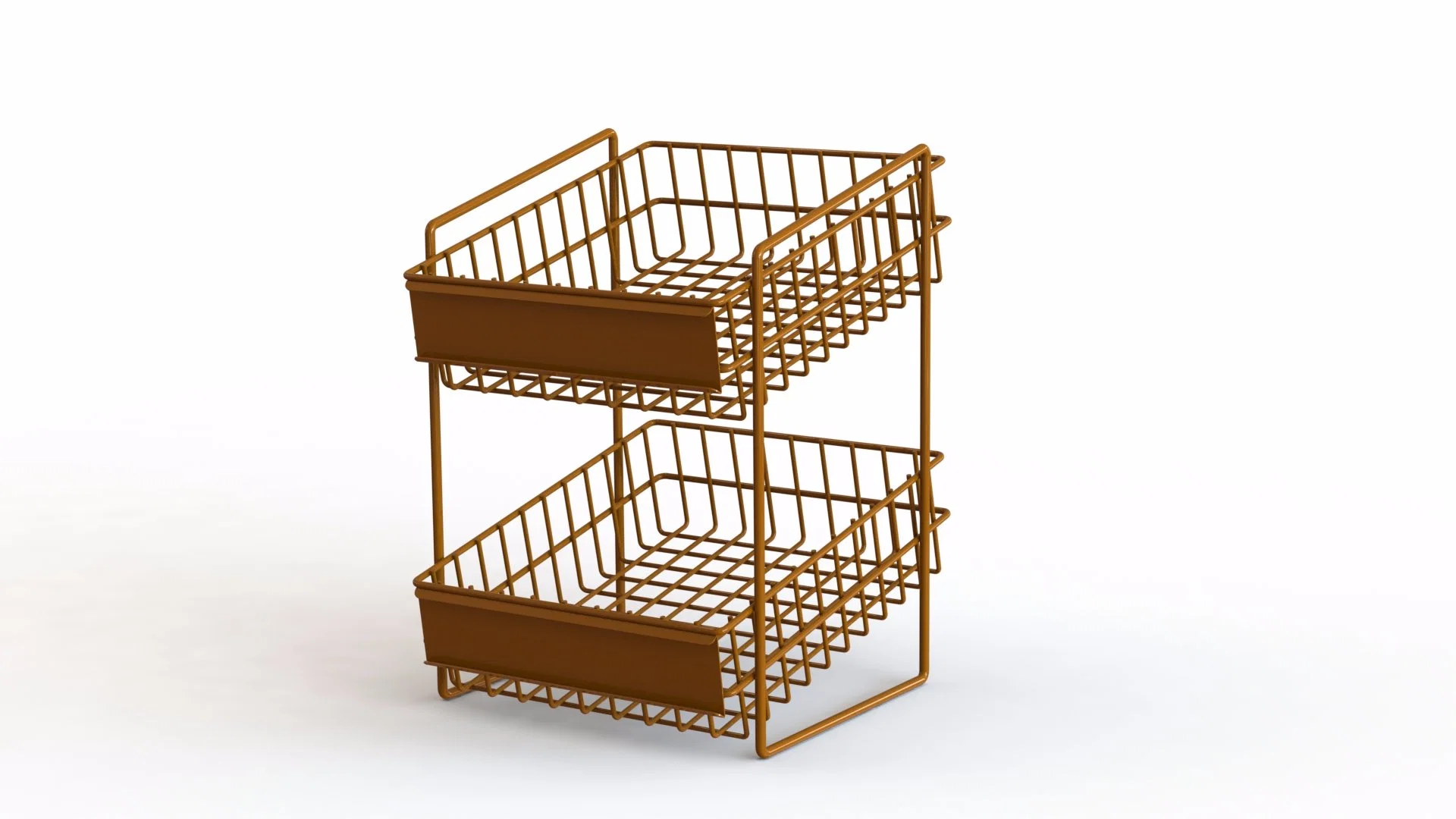 Gondola for Beauty Supply Steel Pallet Container Shelf Wire Basket