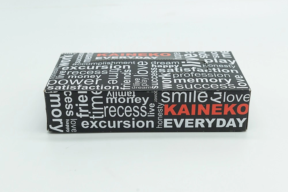 Stylish Black Letter Boxed Tissue Paper Can Be Customized