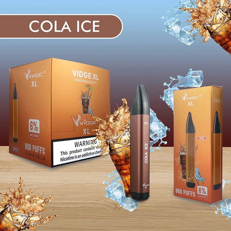 Stylo Vape jetable nouveau design 800 puffs Vid XL Stick Atomiseur en gros I Vape