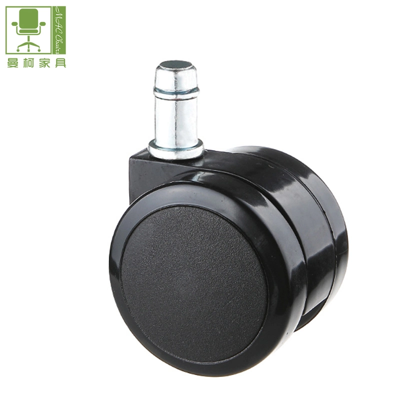 Rolling Chair Parts 60mm PU PA Rubber Casters for Gaming Chairs