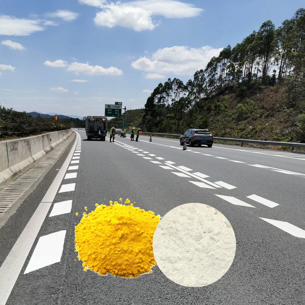 Autobahn-Sicherheitsschilder Hot Melt Thermoplastic Straßenmarkierungen Pulverfarbe