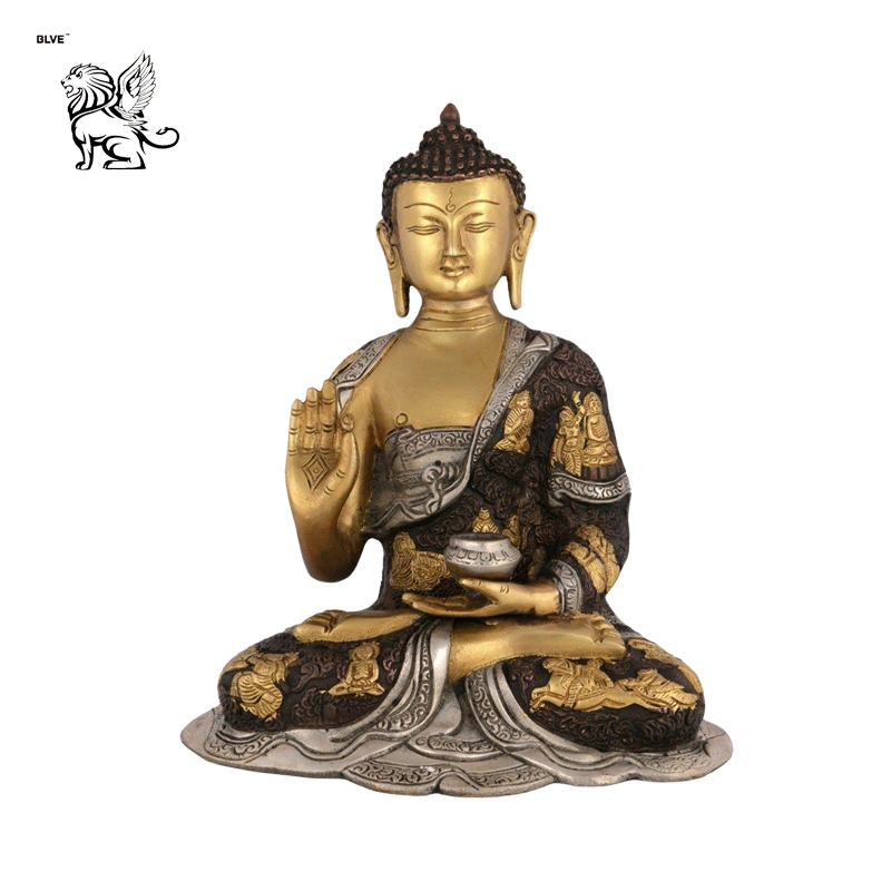 Gran figura religiosa Escultura de bronce de Buda de bronce la estatua de bronce BSG-86
