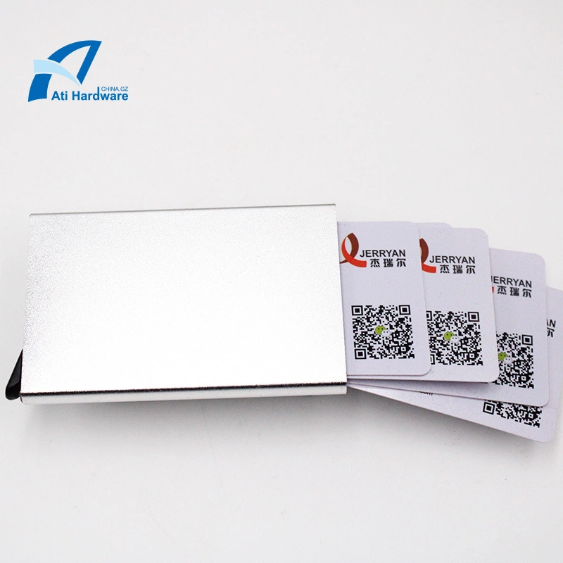 ID d'aluminium métallique ultraminces détenteur de carte