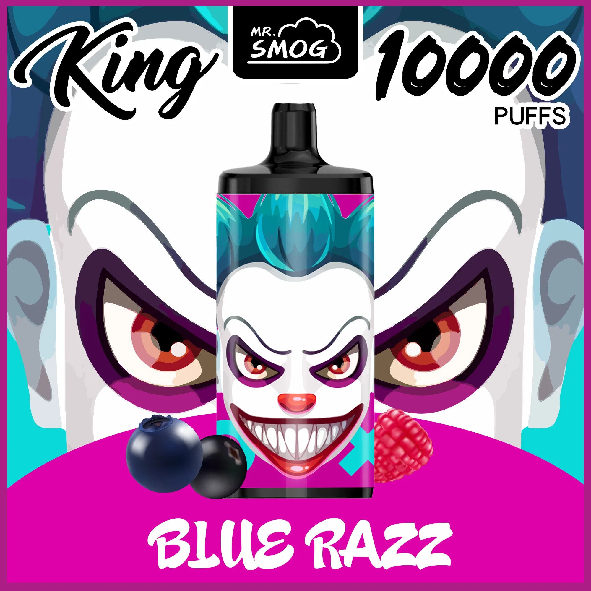 Wiederaufladbare 650 mAh Vape MR Smog King 10000 Puffs Elf E Cig Fume Inifinity Electronic Products