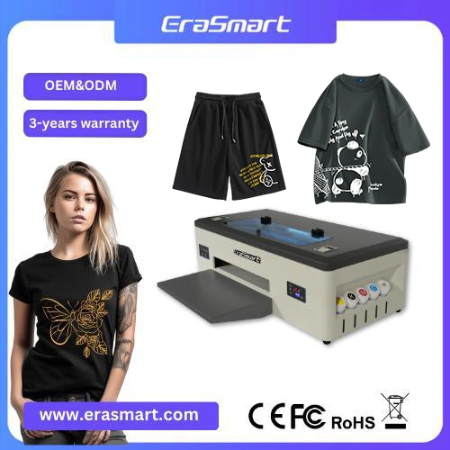 Impresora multifunción Erasmart 2023 impresora digital 1390 cabezal Impresora A3 DTF printerfor impresión de camisetas