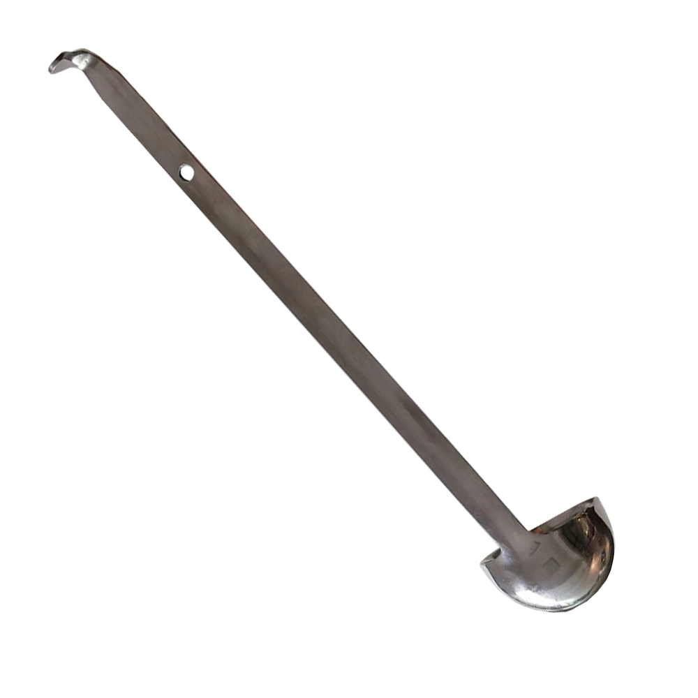 Stainless Steel Soup Ladle Narrow Neck Long Handle Hook Soup Spoon