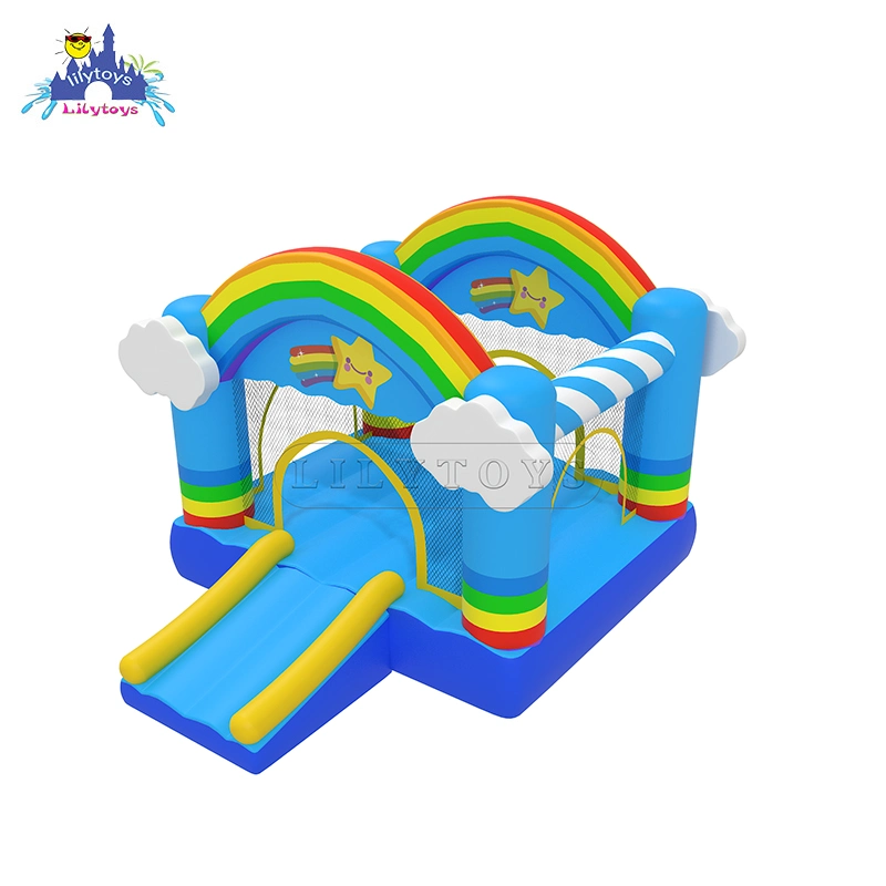 Comercial al aire libre niños jugar Piscina cubierta Bounce Castillo Bounce Casa Inflatable