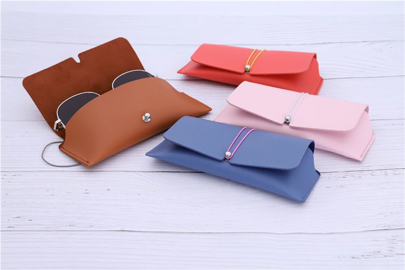 Eyeglasses Spectacle Sunglasses Glasses Optical Clamshell Bag Leather Cases (71120)