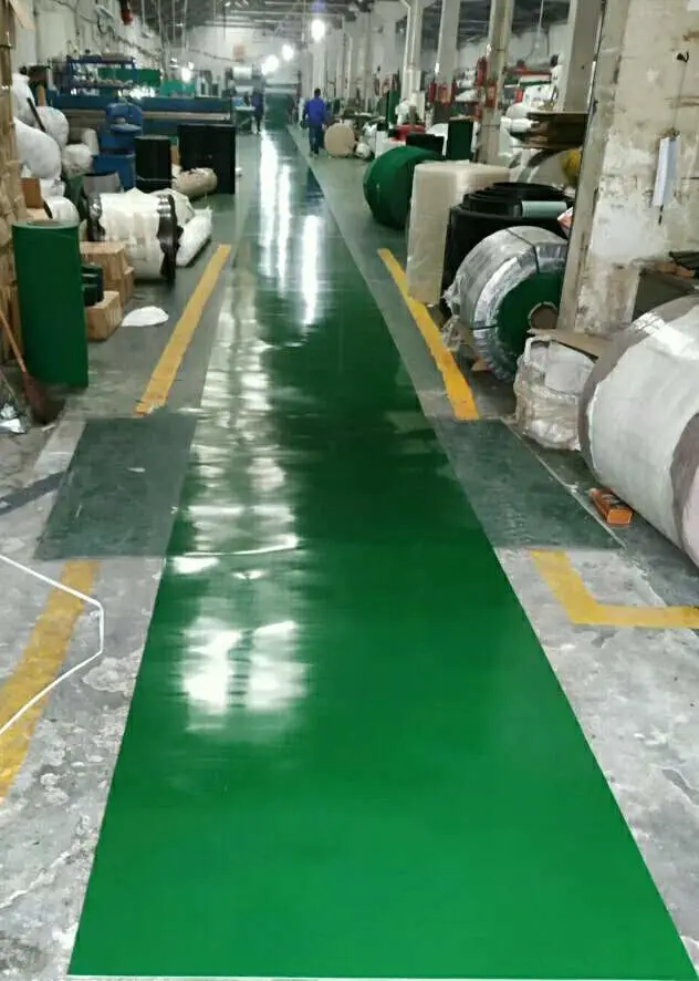 حزام ناقل PVC PU لصناعة الأغذية