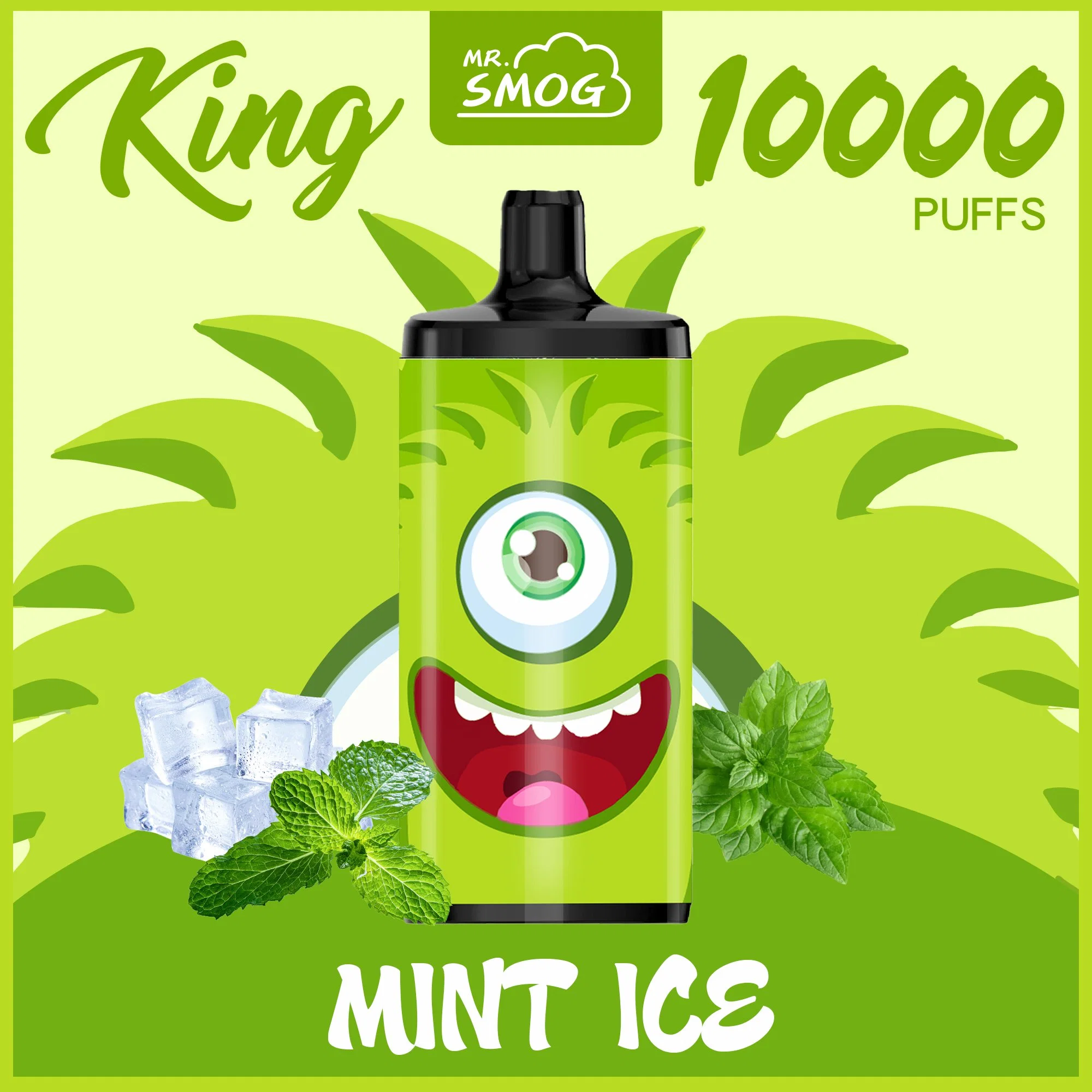 China Wholesale/Supplier Disposable/Chargeable Vape Original Mr Smog Brand Randm Tornado Huge 9000 10000 Puff Cartoon Design Type-C Rechargeable 10K Puffs King