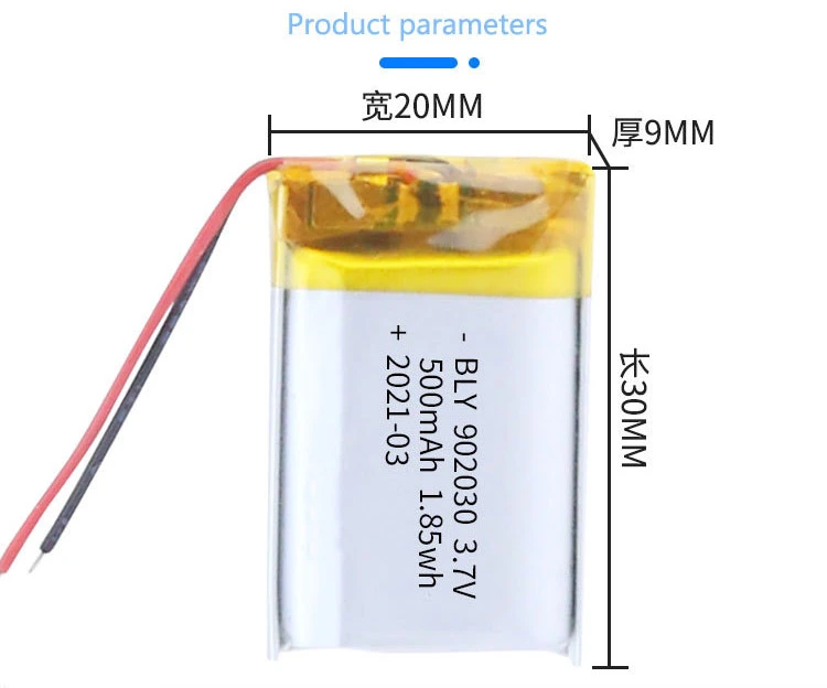 3,7V batería de litio Fabricante 1260110-10000mAh batería recargable Mayoreo polímero de litio Capacidad de masa