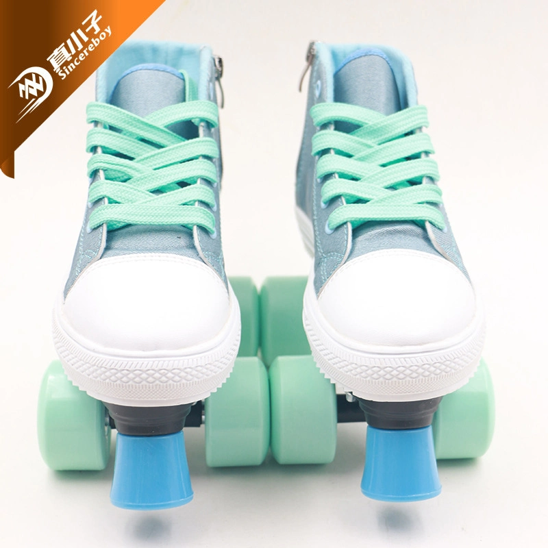 Soft Quad Gear ajustable niños niñas niños Zapatos Professional Roller Patinar