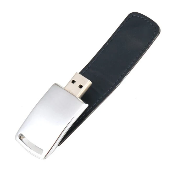 Flash Drive USB em pele invertida e criativa logótipo personalizado para empresas Presentes