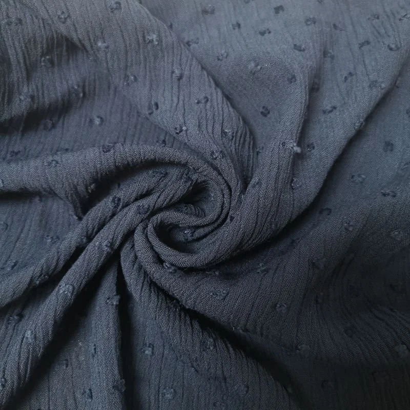 نسيج الريون المحبوك بالجملة 100% Viscose Plain Ded Flower للارتداء