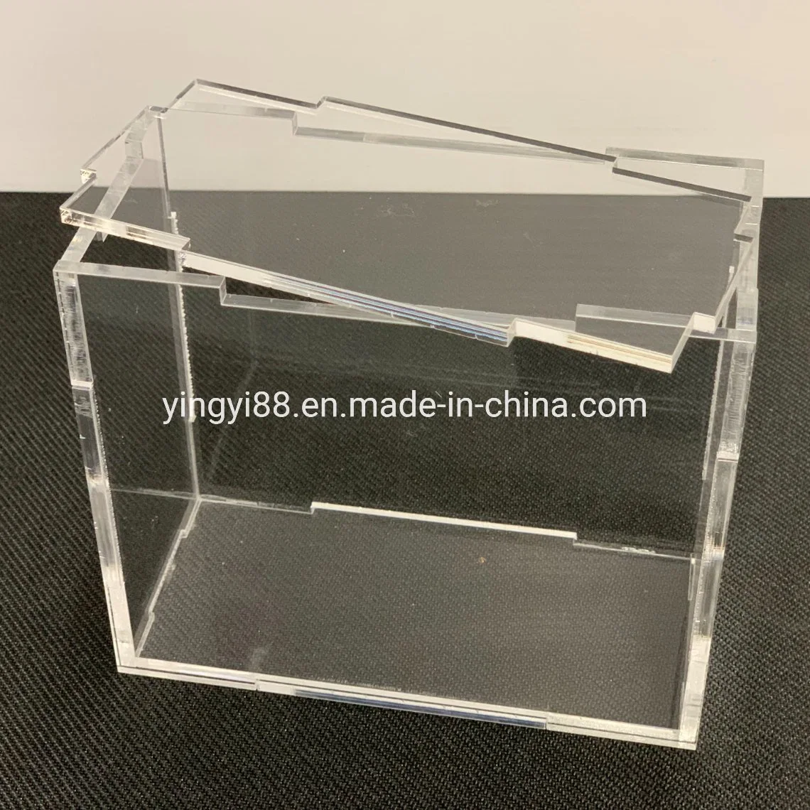 Boîte de renforcement en acrylique transparent OEM avec couvercle