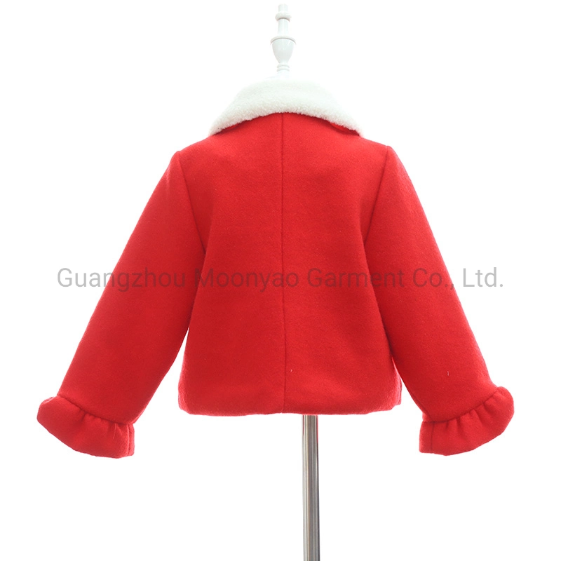 Best Winter Short Baby Girl Warm Coat Jacket with Chinese Tassel for Cute Kid Apparel