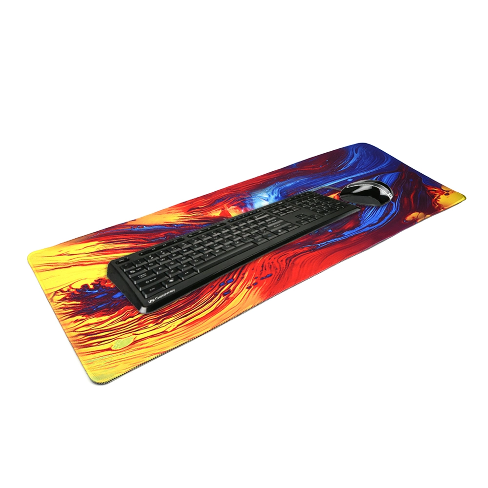 Diseño de Color personalizado Imprimir XL XXL Big Mouse Pad de goma antideslizante Poliéster portátil de neopreno de escritorio completo juego de juego Mouse Pad Mat