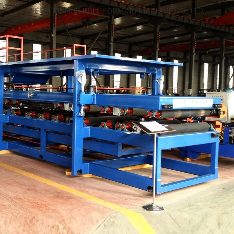 Mineral Wool and Metal Sheet EPS Rock Wool Sandwich Panel Production Line Botou Manufacturer China