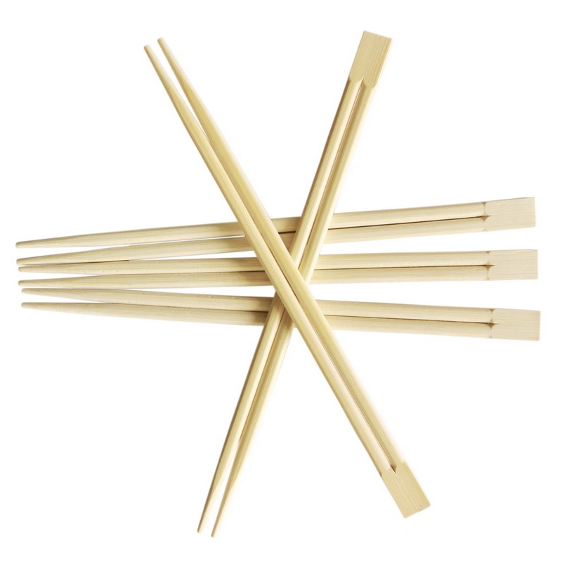 Natural Custom Logo Gemelas Bambú desechables Bambú Chopsticks Cubertería