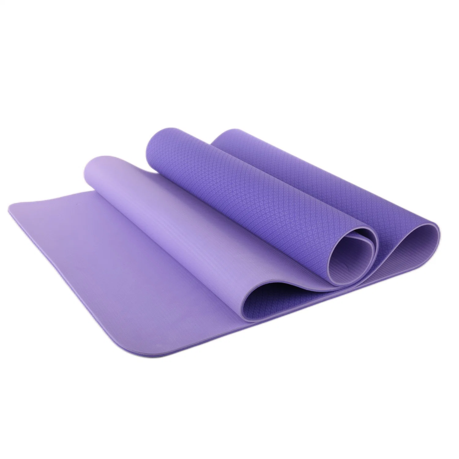 Hot Selling 173X61cm Double Layer Eco Friendly Yoga Gym Fitness 6mm TPE Yoga Mat for Women