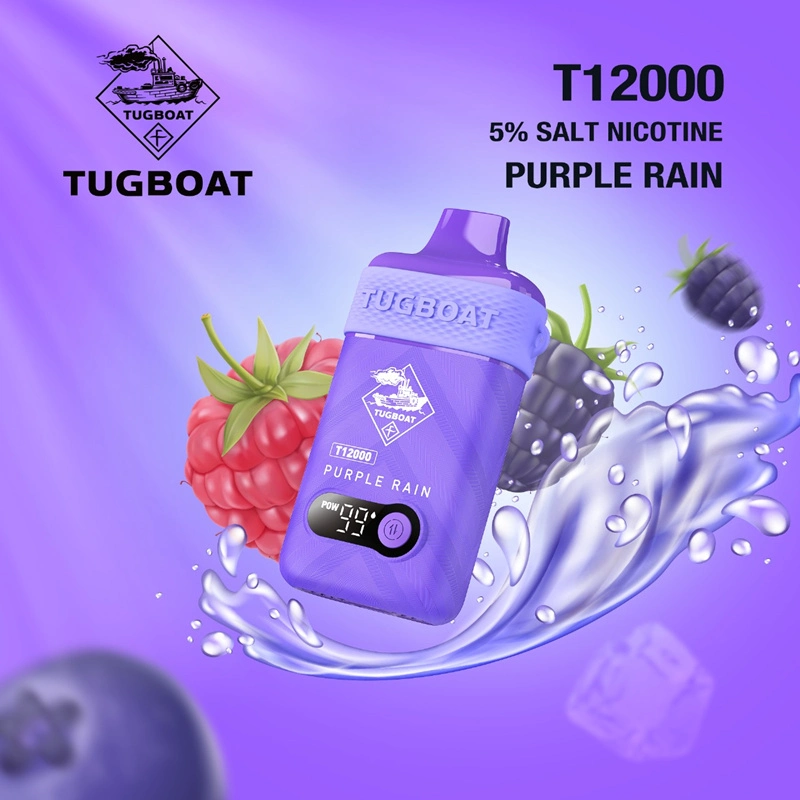 Original Tugboat Vape T12000 Puffs Disposable/Chargeable Vape Device with Display Screen