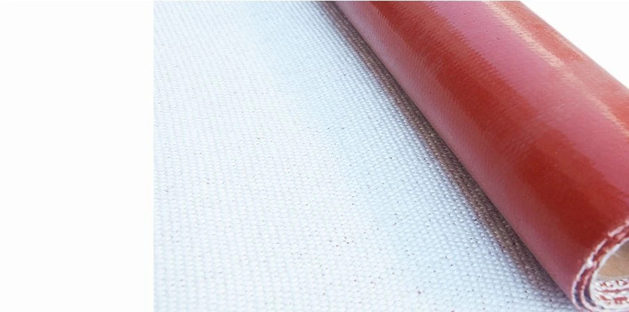 China Manufacture High Temperature Protector Silicone Coated Fiberglass Fabric