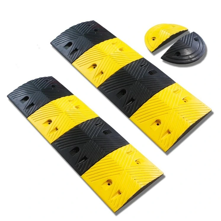 Cost-Effective Cheap Heavy Duty Driveway Deceleration Strip Durable Rubber Speed Bump for Road Safety