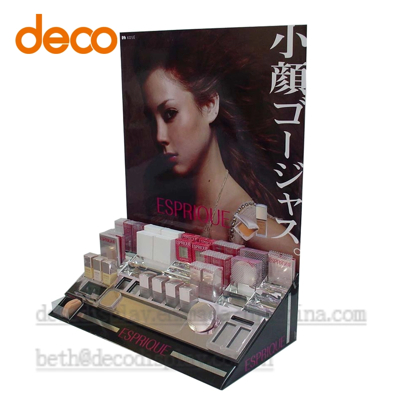 Cosmetic Cardboard Paper Light Film Table Display Case Counter Display