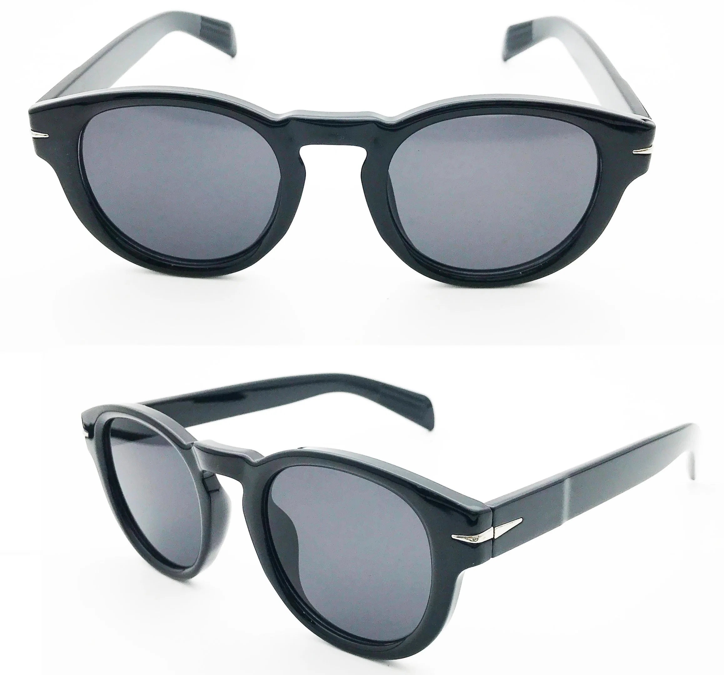 Ouyuan Square Rayba Plastic Metal Decoration Lady Fashion Sunglasses