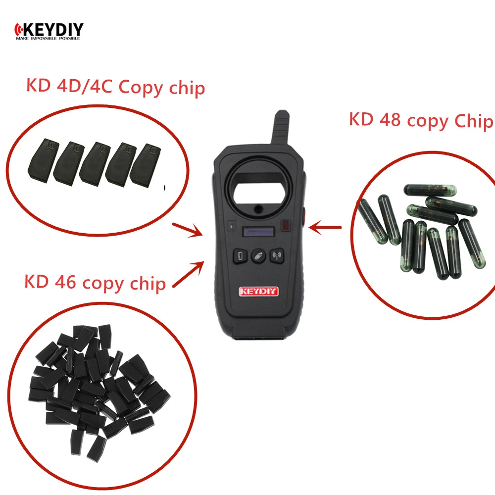 شريحة نقل مفتاح سيارة فارغة لـ Keydy KD-X2 4C 46 48 رقائق