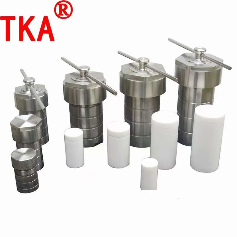 Laboratorio Tka Reactor síntesis hidrotermal de acero inoxidable revestido de PTFE Buque de la cámara de 20ml