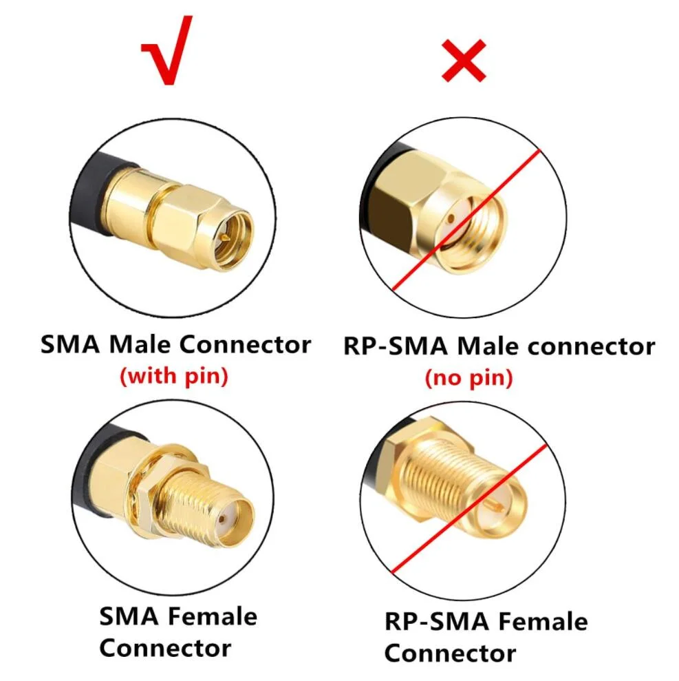 Best Price SMA-Kabel Stecker auf Buchse Verlängerung RG316 koaxial HF-Antennenkabel