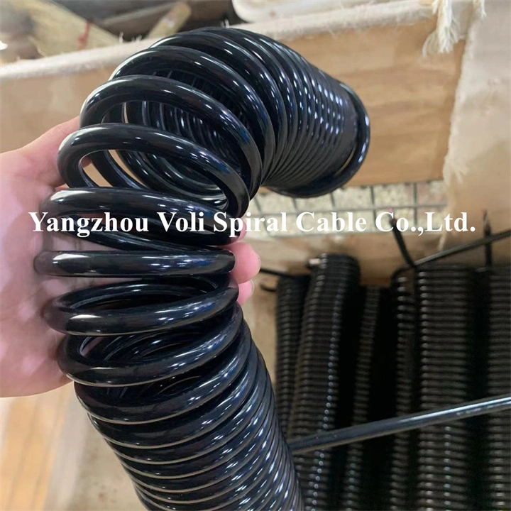 Spiral Cable Manufacturer Spring Wire Factory Customization Coiled Cable Wire