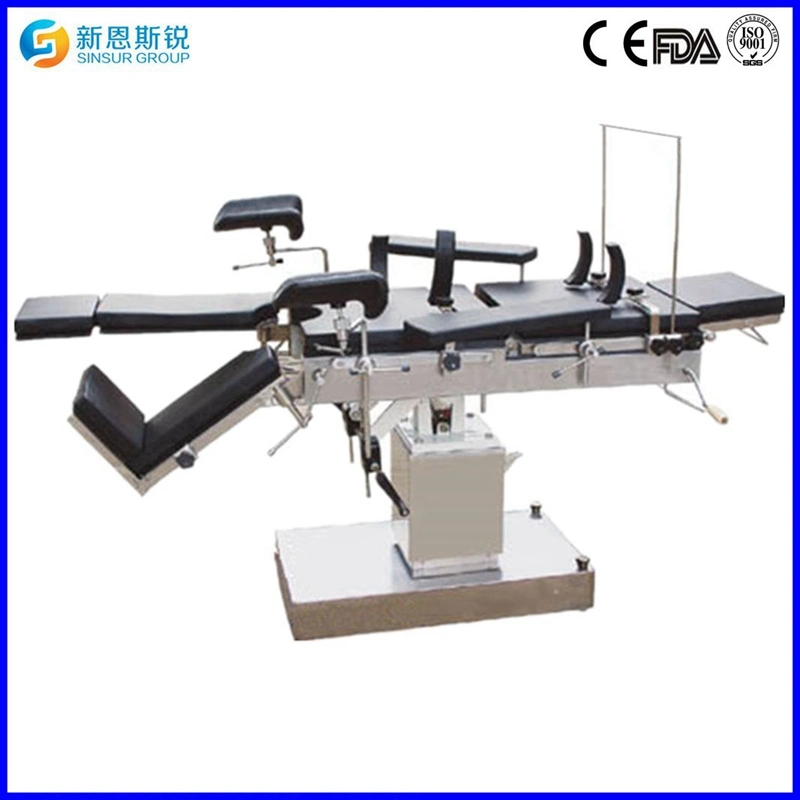 High Quality Hospital Equipment Manual Side-Controlled Orthopedic Adjustable Operation Table