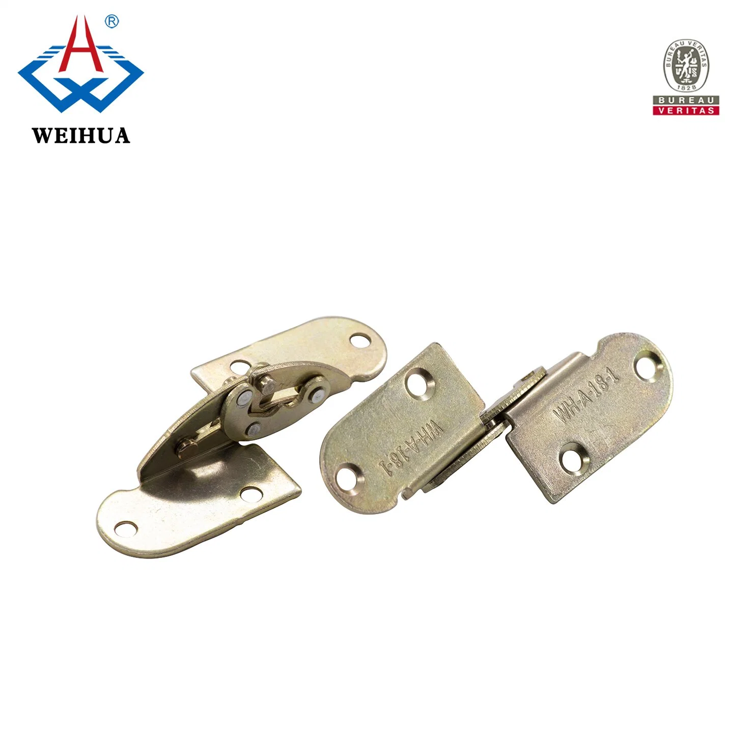 180 Degree Rainbow Zinc Plated Folding Hinge for Dining Table