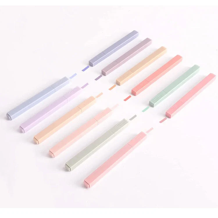 Factory Custom Simple and Elegant Colored Highlighters