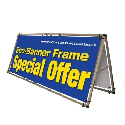 Outdoor Street Roller up Vinyl Banner with Aluminum Frame