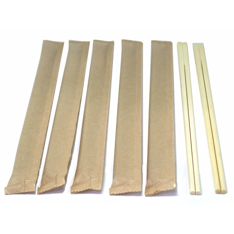 High quality/High cost performance  Sushi Bamboo Tensoge Chopsticks Set with Craft Paper Bag