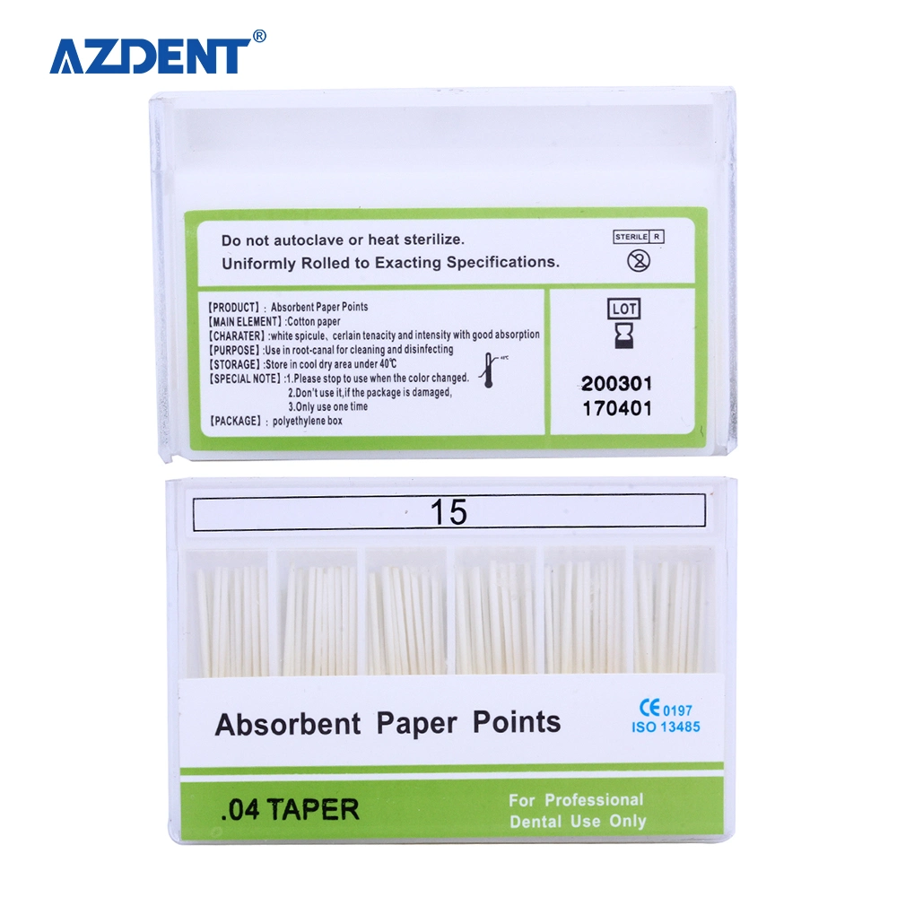 Hot Sale 100PCS/Pack Absorbent Paper Ponit PP 0.04 15#-40#