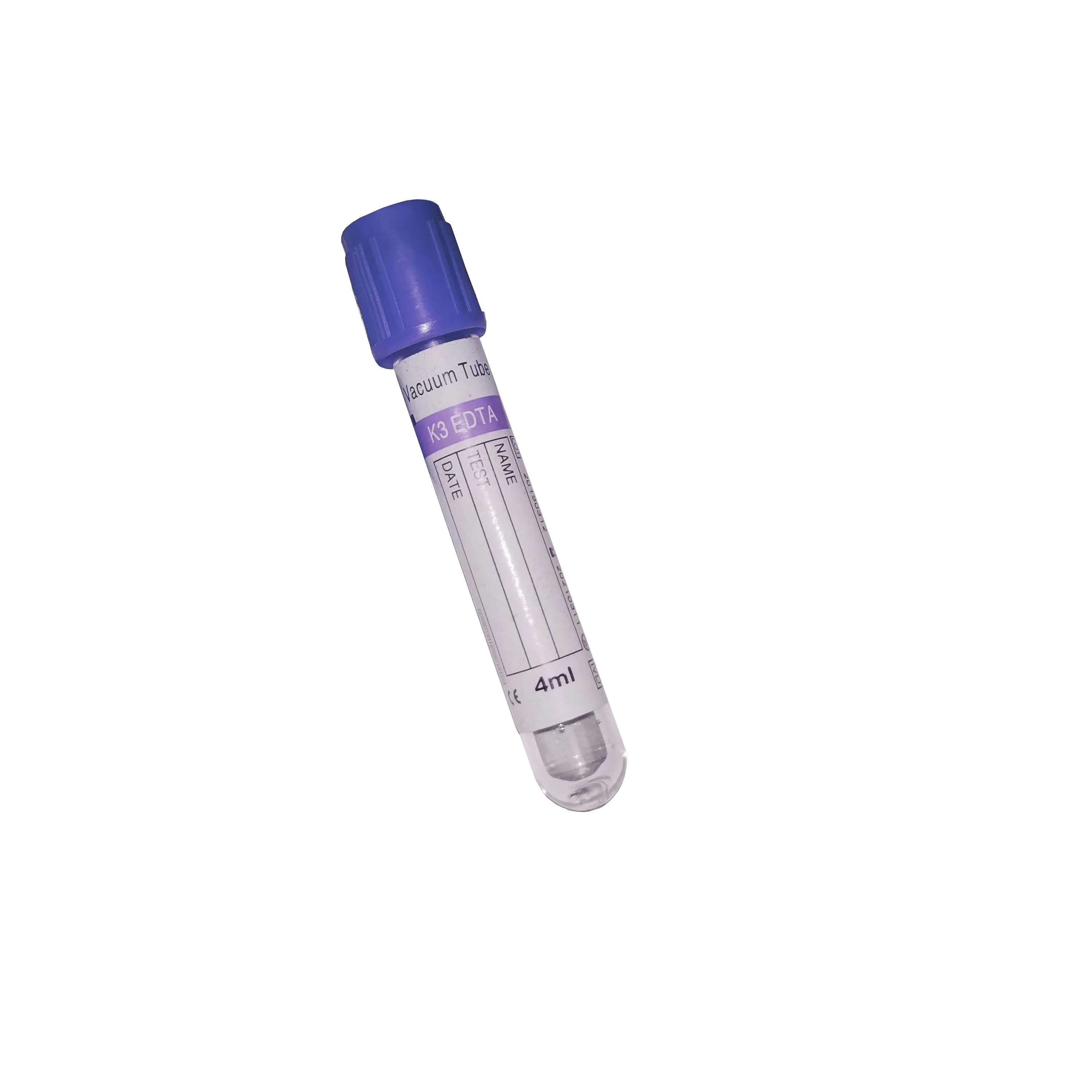 Medical Disposable K3 /K2 Vacuum Blood Collection Tube