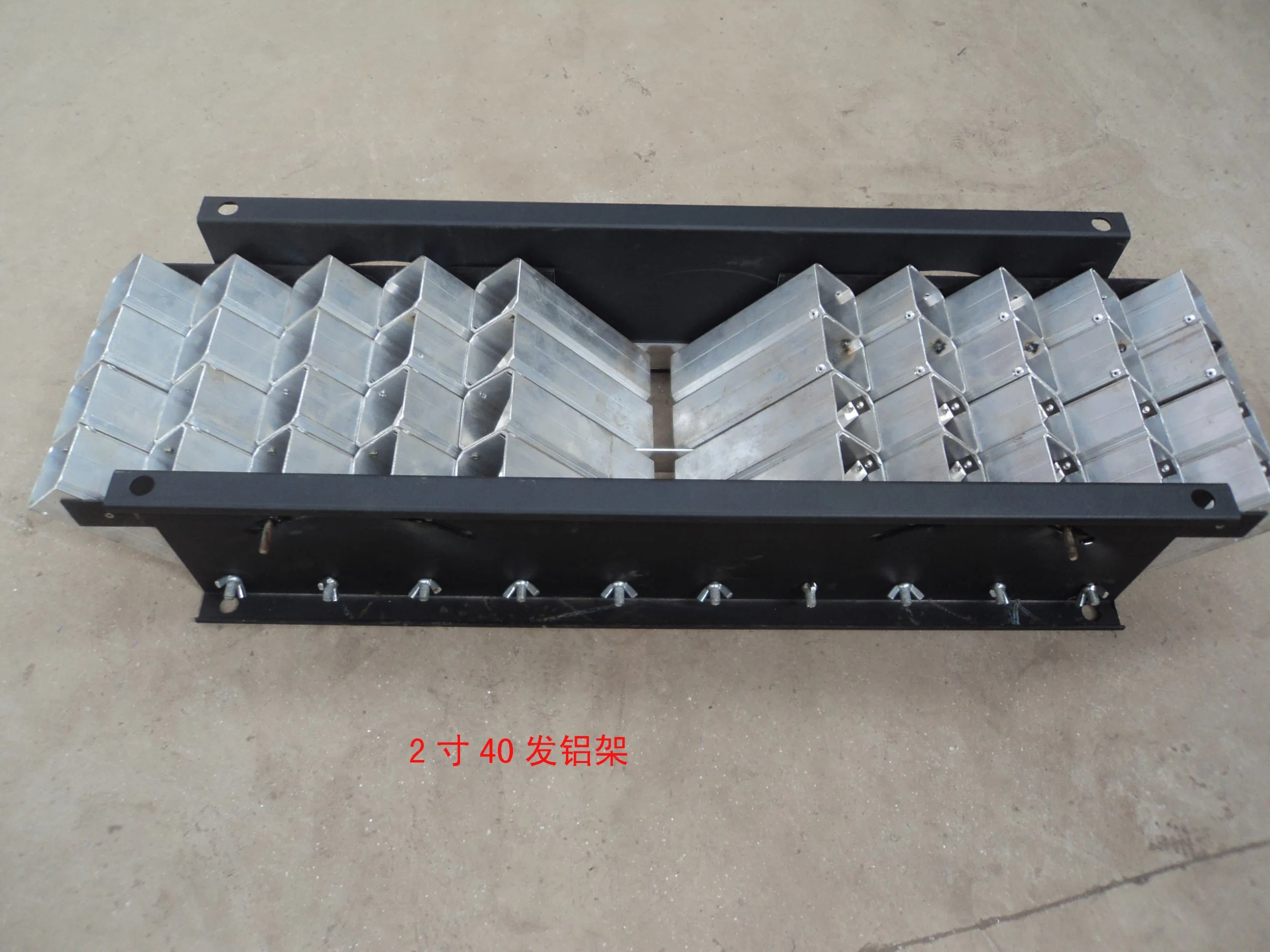 Wholesale 2inch 40 Shots Fireworks Display Rack for Mortar Tubes Fireworks Display Launcher Fan Shap